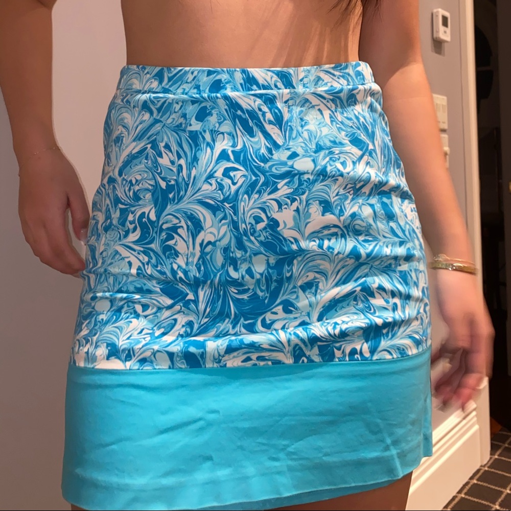 Michael Michael lord blue mini skirt size 2